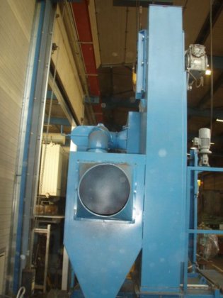 Raupenbandstrahlanlage, generalüberholt, 7,5 kW, Gummi