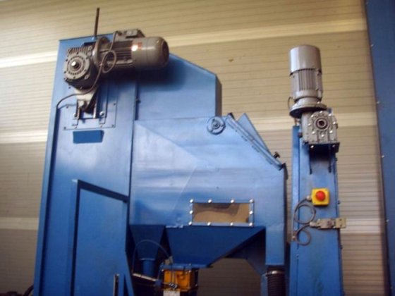 タンブルベルトショットブラスト機の完全オーバーホール 7,5 kW SCHLICK