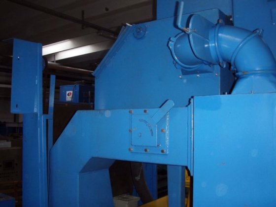 Raupenbandstrahlanlage, generalüberholt, 7,5 kW, Gummi