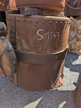 铸造浇桶 8 t，BAILLOT，带油浴齿轮箱