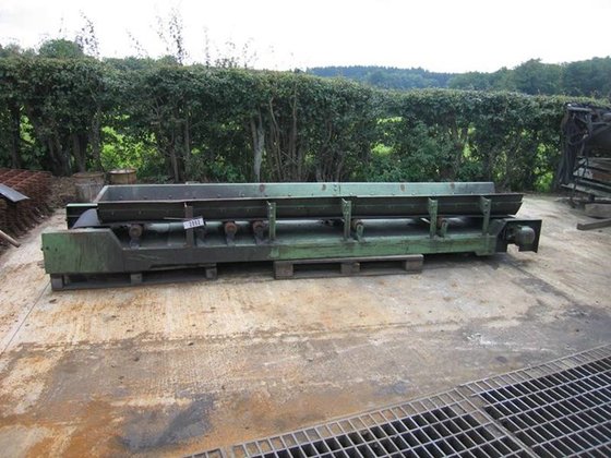 平橡胶带输送机，3550 毫米 x 560 毫米