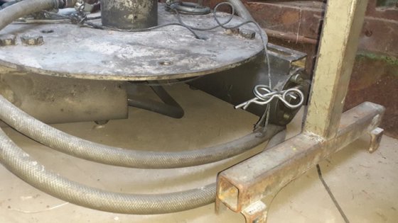 取鍋および炉用加振装置、Ø 600 mm～900 mm