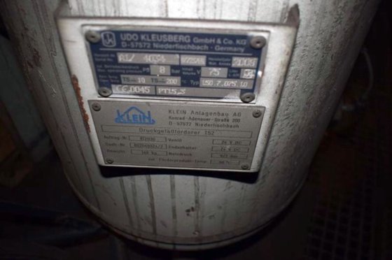 2009 Tumble belt shotblasting machine