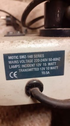 Mikroskop Binokular Motik ×20