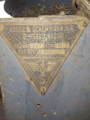 120 升 V&S 型芯砂搅拌机