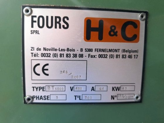 带轨道车的电退火炉 H&C FOURS 700°C