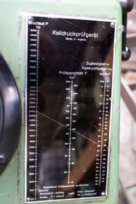 楔形渗透测试仪 Böhler 5000 Kp