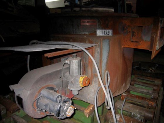 1963 固定溶解炉 FULMINA、天然ガス、300 kg