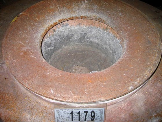 1963 固定溶解炉 FULMINA、天然ガス、300 kg