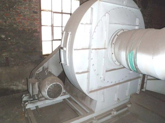 1993 带冷却器 BETH 的冲天炉过滤器，16500 立方米/小时