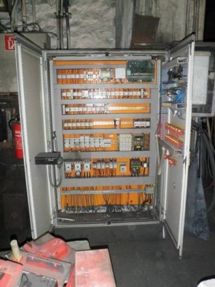 1993 带冷却器 BETH 的冲天炉过滤器，16500 立方米/小时