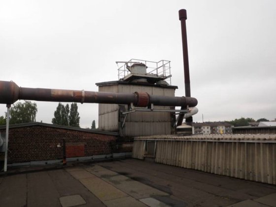 1993 带冷却器 BETH 的冲天炉过滤器，16500 立方米/小时