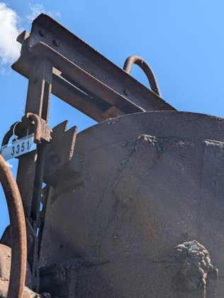 钢包，2 吨，带油浴齿轮箱