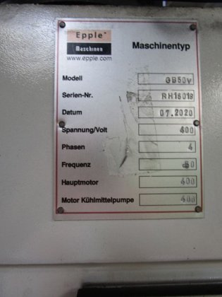 2020 柱穴あけ機 EPPLE, GB50V