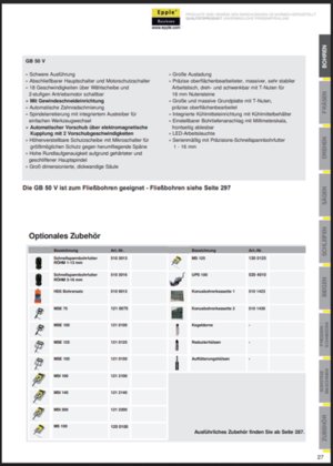 2020 柱穴あけ機 EPPLE, GB50V
