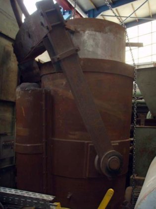 処理取鍋 ± 5 t、遊星ギアボックス付き、電動式