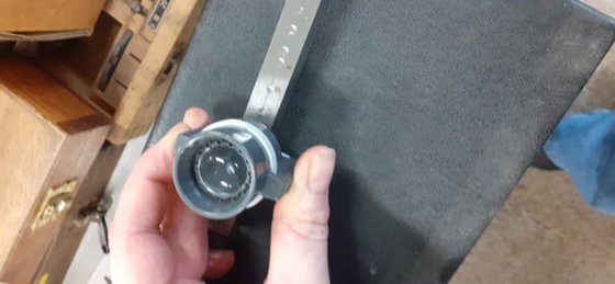 衝撃硬度計（H&K）拡大鏡付き