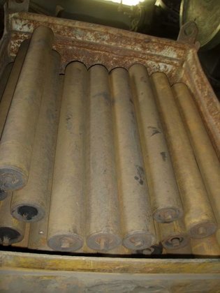 10 m ローラーコンベア、有効幅 760 mm