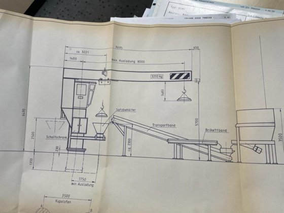 装载起重机 VETTER，带磁铁 Ø1000mm DEMAG