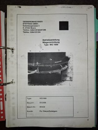 STEFFENS 核心砂搅拌装置 ±2吨/小时