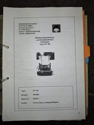 STEFFENS 核心砂搅拌装置 ±2吨/小时