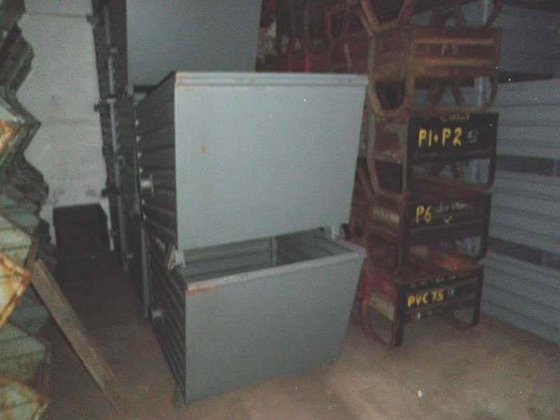 SB10-4 涂漆堆叠容器，1200 毫米 x 1000