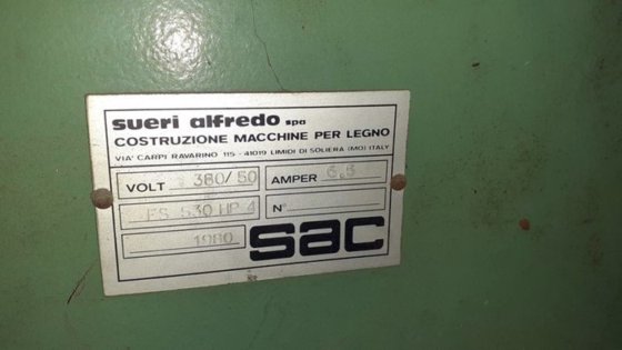 榫头 SAC，宽 530 毫米