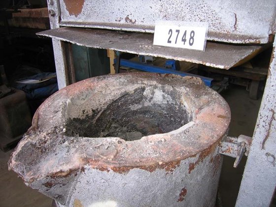 処理レードル、± 800 kg