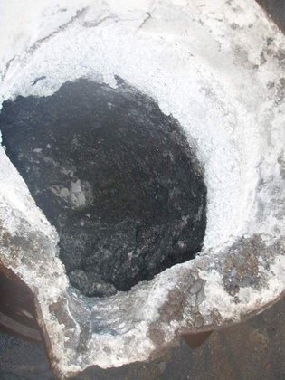 処理レードル、±1000 kg