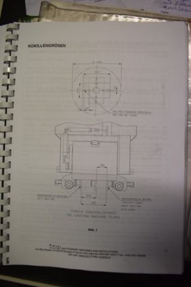 2012 Gravity die casting machine