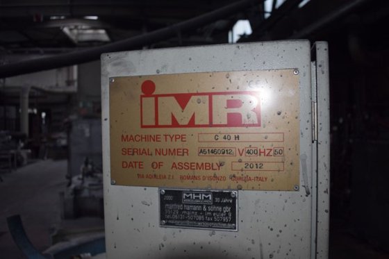 2012 Gravity die casting machine