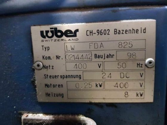 1998 冷箱加气装置 LÜBER LW-FDA-825i