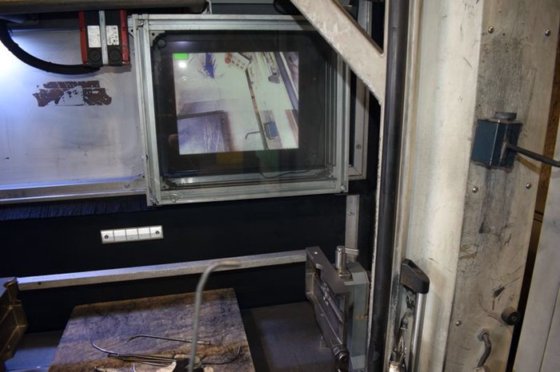 レーザーマーキングと内視鏡BLUHMによる検証のための設置