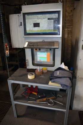 レーザーマーキングと内視鏡BLUHMによる検証のための設置