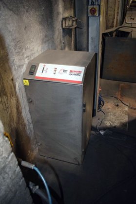 レーザーマーキングと内視鏡BLUHMによる検証のための設置