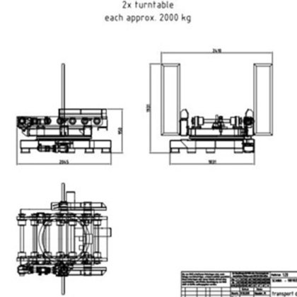 2018 浇注安装 HWS P-20-R；4 个钢包