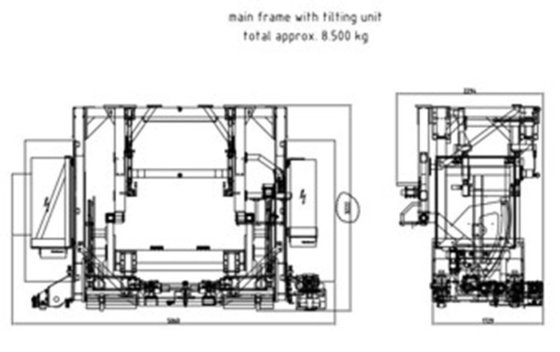 2018 浇注安装 HWS P-20-R；4 个钢包