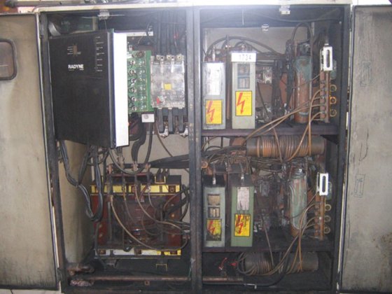 RADYNE 感应炉，500 千克，1000 赫兹