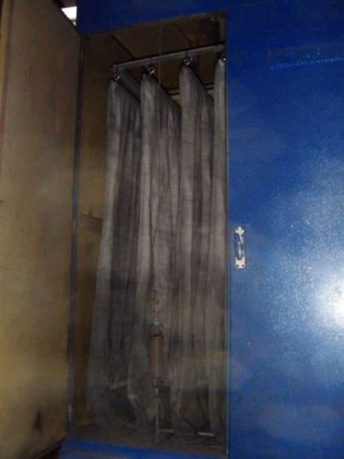 Drehtischstrahlanlage SISSON-LEHMANN, Ø 1200 mm