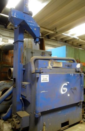 Rotatry table shot blast plant