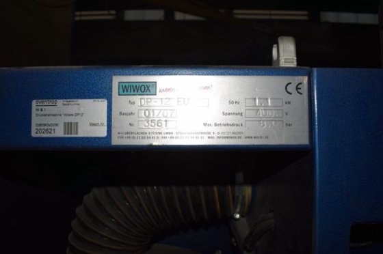 2007 Hand sandblasting unit WIWOX