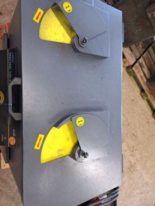 直径 350 毫米的 METKON 双面磨光机