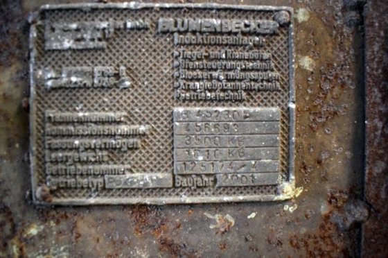 2001 注湯レードル 3,5t BLUMENBECKER