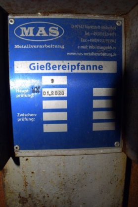 2001 注湯レードル 3,5t BLUMENBECKER