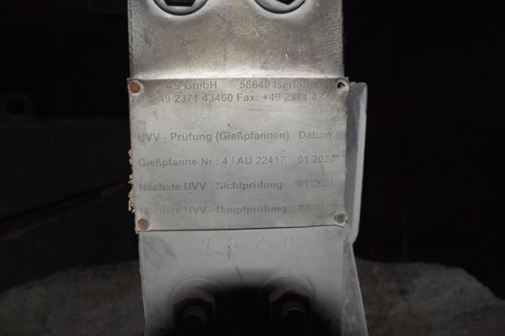 铸造钢包 MOZER 600 千克