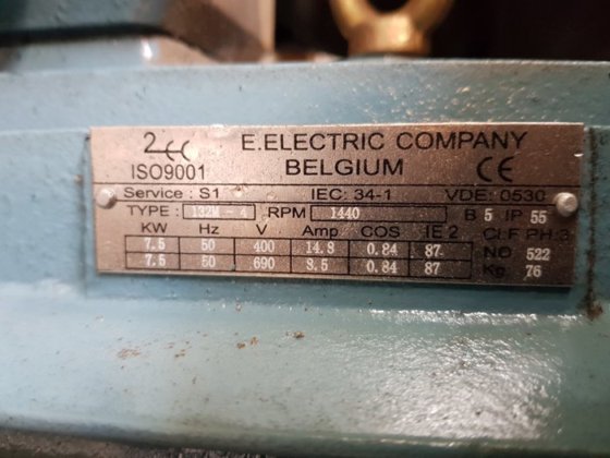 带泵的液压装置，7.5 千瓦