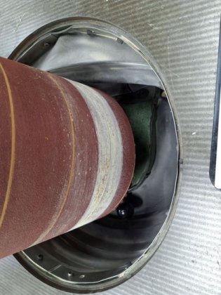 1974 ZIMMERMANN 型磨床内的砂带