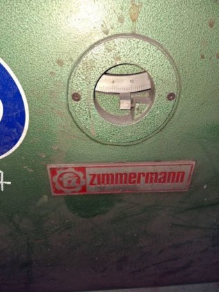 1974 ZIMMERMANN 型磨床内的砂带