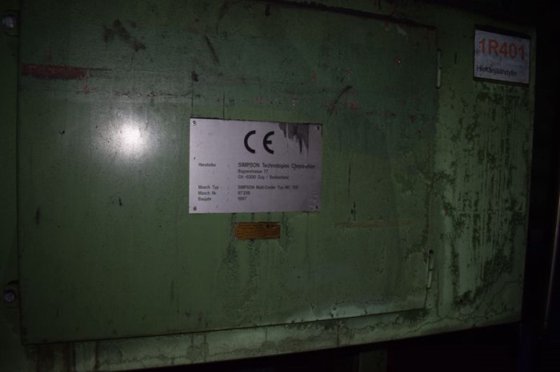 绿砂冷却器 SIMPSON MC，135 吨/小时