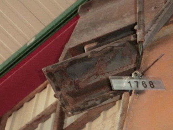 小型バケットエレベーター、中心距離3750 mm